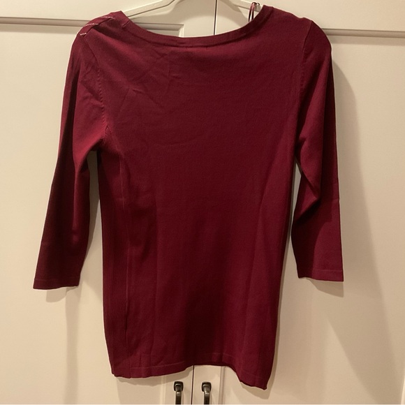 Hannah stripe knit sweater top Sz S NWT - Picture 3 of 7